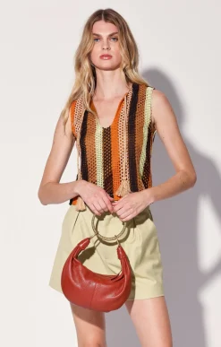 Walter Baker Jane Mini Hobo, Rust^Women Handbags