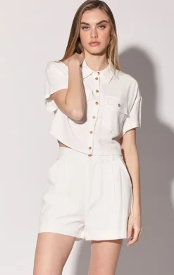 Walter Baker Jasmine Short, Ivory^Women Bottoms