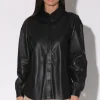 Walter Baker Jaycee Top, Black - Leather^Women Leather | Tops