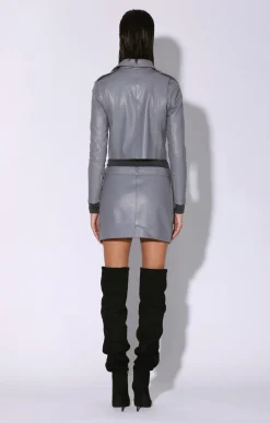 Walter Baker Jenny Jacket, Granite - Leather^Women Leather | Jackets