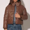 Walter Baker Jesse Jacket, Walnut - Leather^Women Leather | Jackets