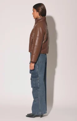 Walter Baker Jesse Jacket, Walnut - Leather^Women Leather | Jackets