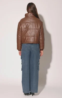 Walter Baker Jesse Jacket, Walnut - Leather^Women Leather | Jackets