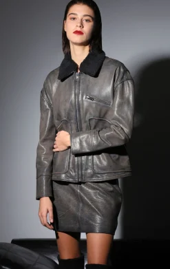 Walter Baker Jonah Jacket, Mustang - Leather^Women Leather | Jackets