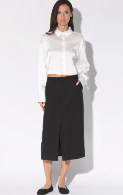 Walter Baker Justyce Skirt, Black^Women Bottoms