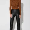 Walter Baker Karina Pant, Black - Stretch Leather^Women Leather | Bottoms