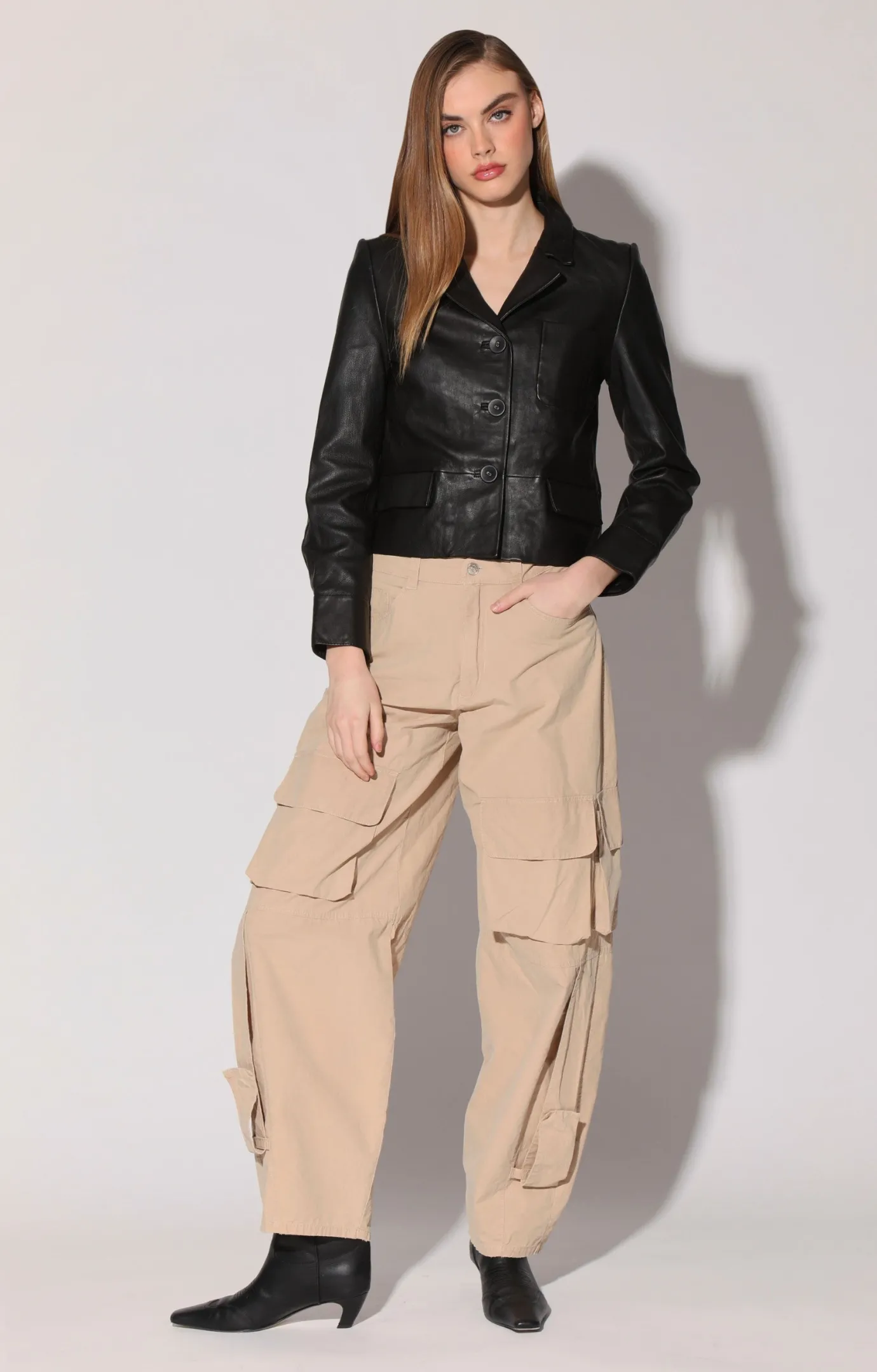 Walter Baker Karter Jacket, Black - Leather^Women Leather | Jackets