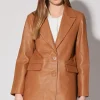 Walter Baker Kiki Blazer, Camel - Leather^Women Leather | Jackets