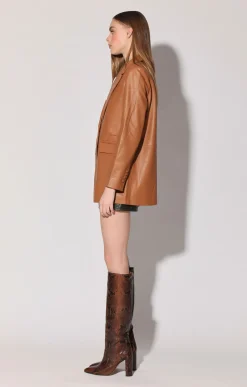 Walter Baker Kiki Blazer, Camel - Leather^Women Leather | Jackets
