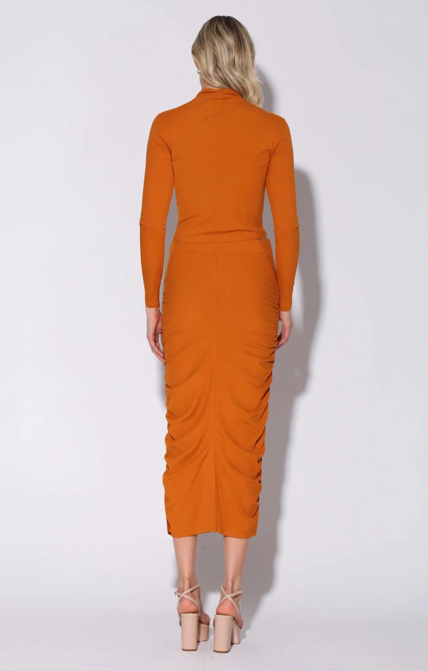 Walter Baker Kody Skirt, Rust^Women Bottoms