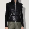 Walter Baker Landon Vest, Black - Puffer Leather^Women Leather | Jackets