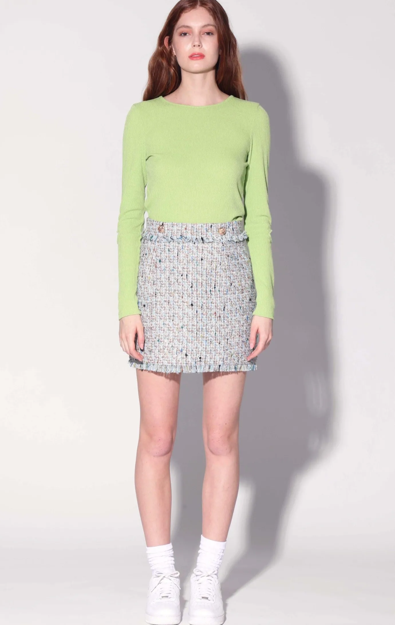 Walter Baker Laurette Skirt, Delray Tweed^Women Bottoms