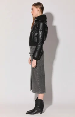 Walter Baker Laylah Jacket, Black - Leather^Women Leather | Jackets