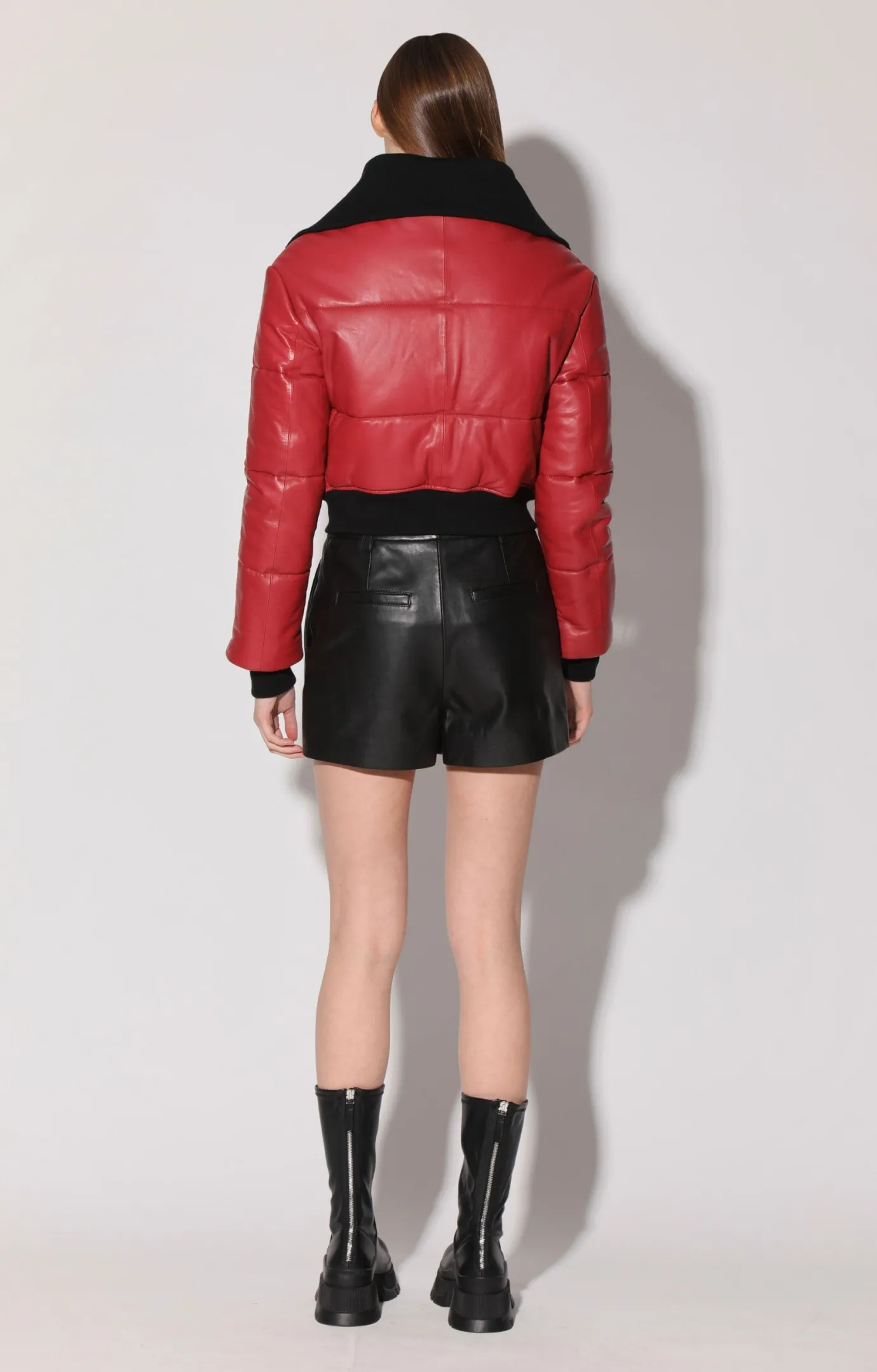Walter Baker Laylah Jacket, Red - Leather^Women Leather | Jackets