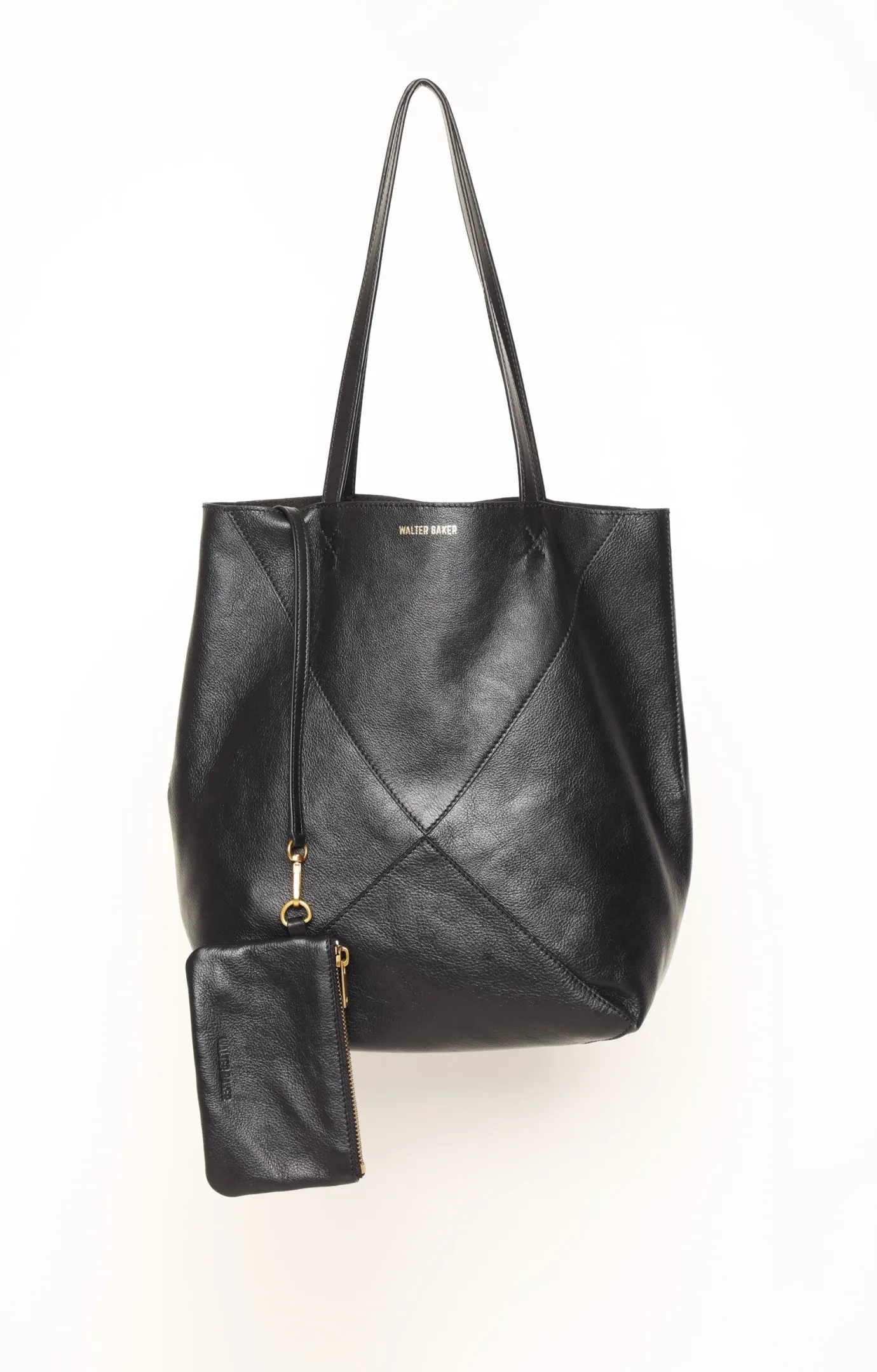 Walter Baker Ledger Tote, Black^Women Handbags