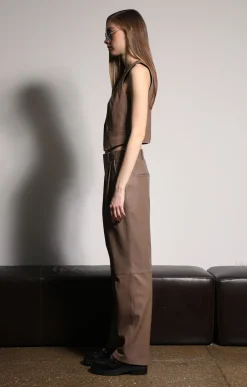 Walter Baker Leslee Vest, Cedar - Leather^Women Leather | Jackets