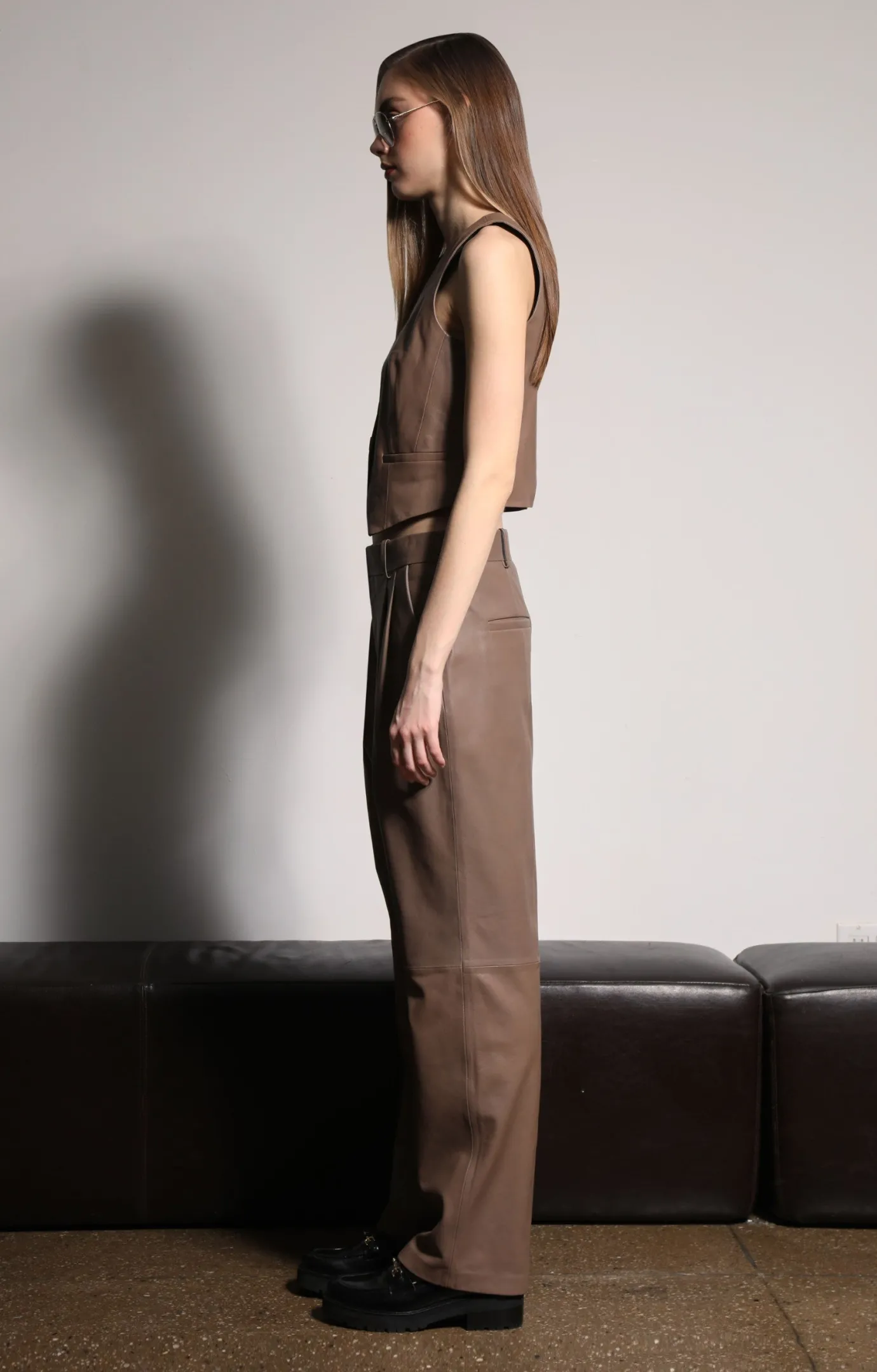 Walter Baker Leslee Vest, Cedar - Leather^Women Leather | Jackets