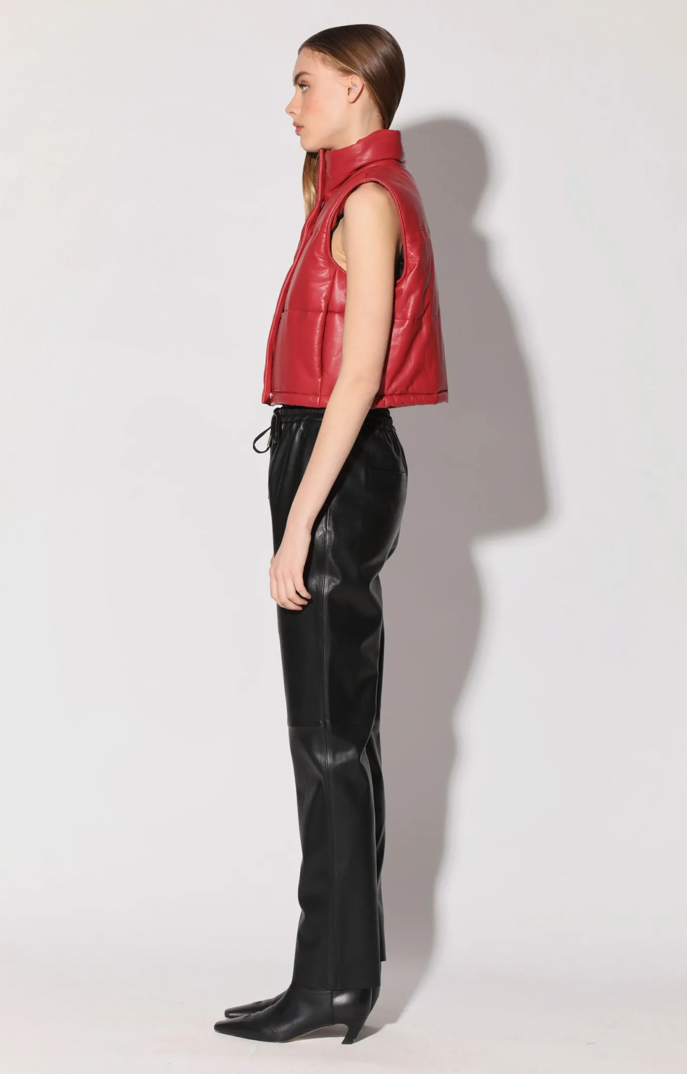 Walter Baker Levie Pant, Black - Leather^Women Leather | Bottoms