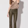 Walter Baker Lexie Pant, Moss - Stretch Leather^Women Leather | Bottoms