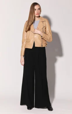 Walter Baker Liz Jacket, Latte - Leather^Women Leather | Jackets