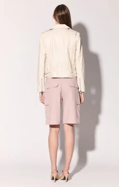 Walter Baker Liz Jacket, Oyster - Leather^Women Leather | Jackets