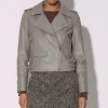 Walter Baker Liz Jacket, Smoke - Leather^Women Leather | Jackets