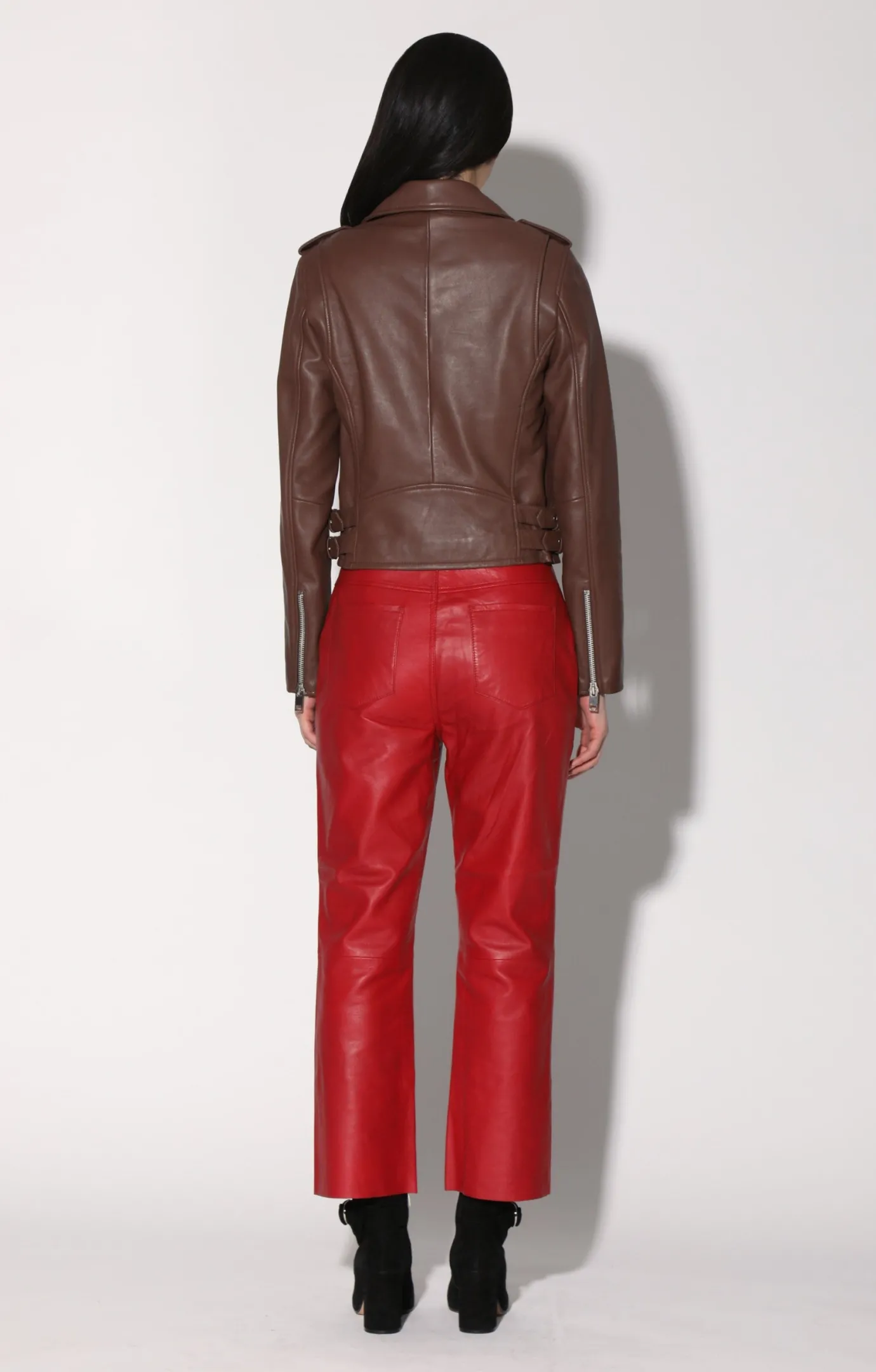 Walter Baker Liz Jacket, Walnut - Leather^Women Leather | Jackets