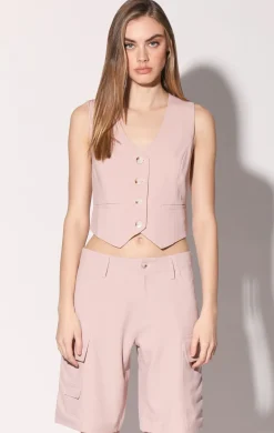 Walter Baker Luanna Vest, Cagney Stripe Blush^Women Tops