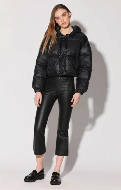 Walter Baker Luisa Pant, Black - Stretch Leather^Women Leather | Bottoms