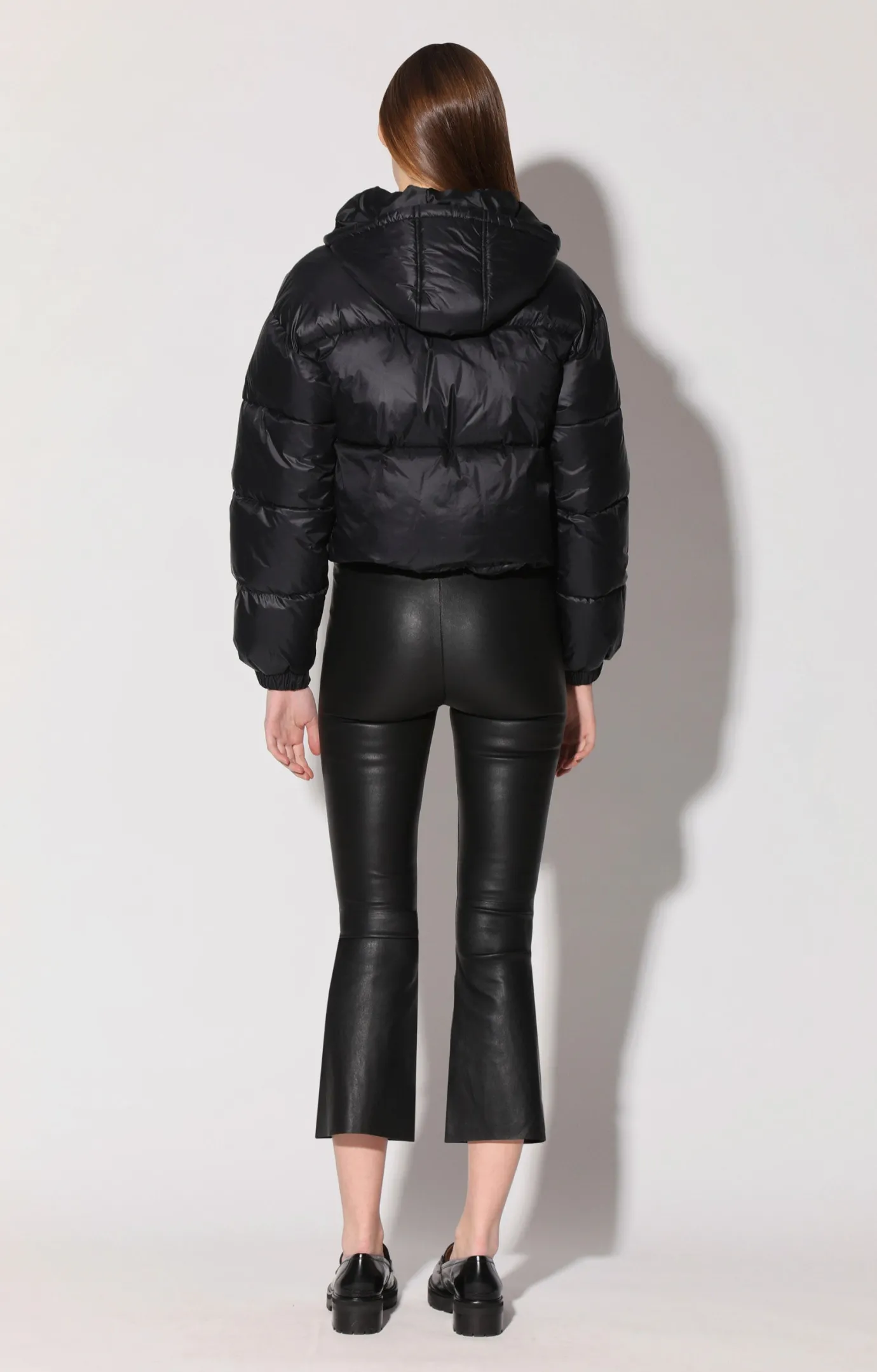 Walter Baker Luisa Pant, Black - Stretch Leather^Women Leather | Bottoms