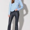 Walter Baker Luisa Pant, Navy - Stretch Leather^Women Leather | Bottoms
