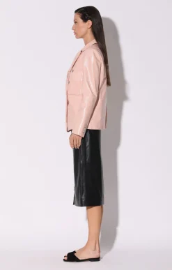 Walter Baker Marley Blazer, Sorbet Patent - Leather^Women Leather | Jackets