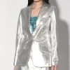 Walter Baker Mia Blazer, Platinum - Leather^Women Leather | Jackets