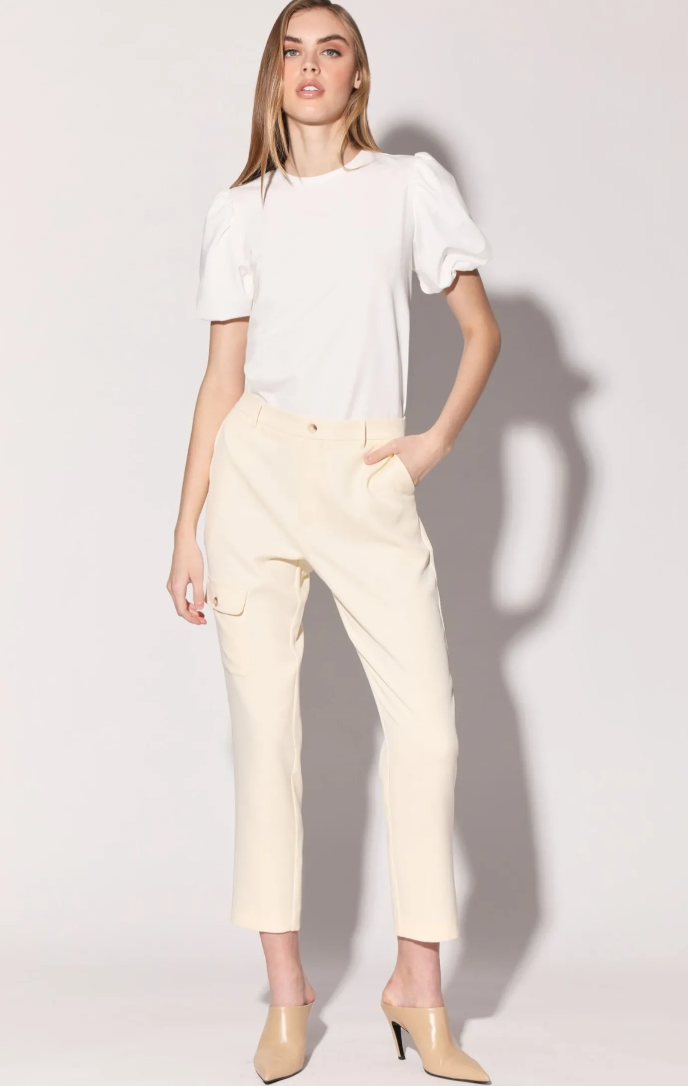 Walter Baker Mina Pant, Meringue^Women Bottoms
