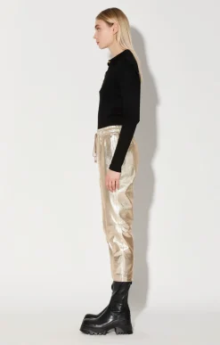 Walter Baker Minh Jogger, Gold - Leather^Women Leather | Bottoms