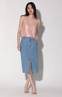 Walter Baker Nicky Top, Blush Prism Sequin^Women Tops