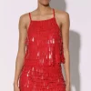 Walter Baker Nora Top, Dashing Red Sequin^Women Tops
