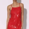 Walter Baker Nyla Dress, Dashing Red Sequin^Women Dresses