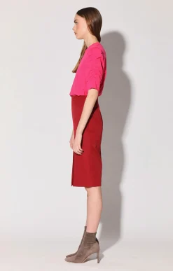 Walter Baker Parker Skirt, Wine^Women Bottoms