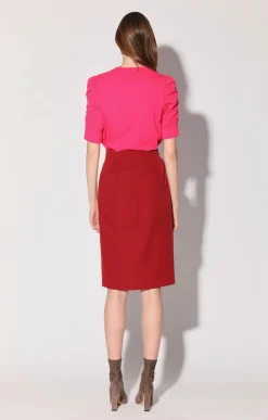 Walter Baker Parker Skirt, Wine^Women Bottoms