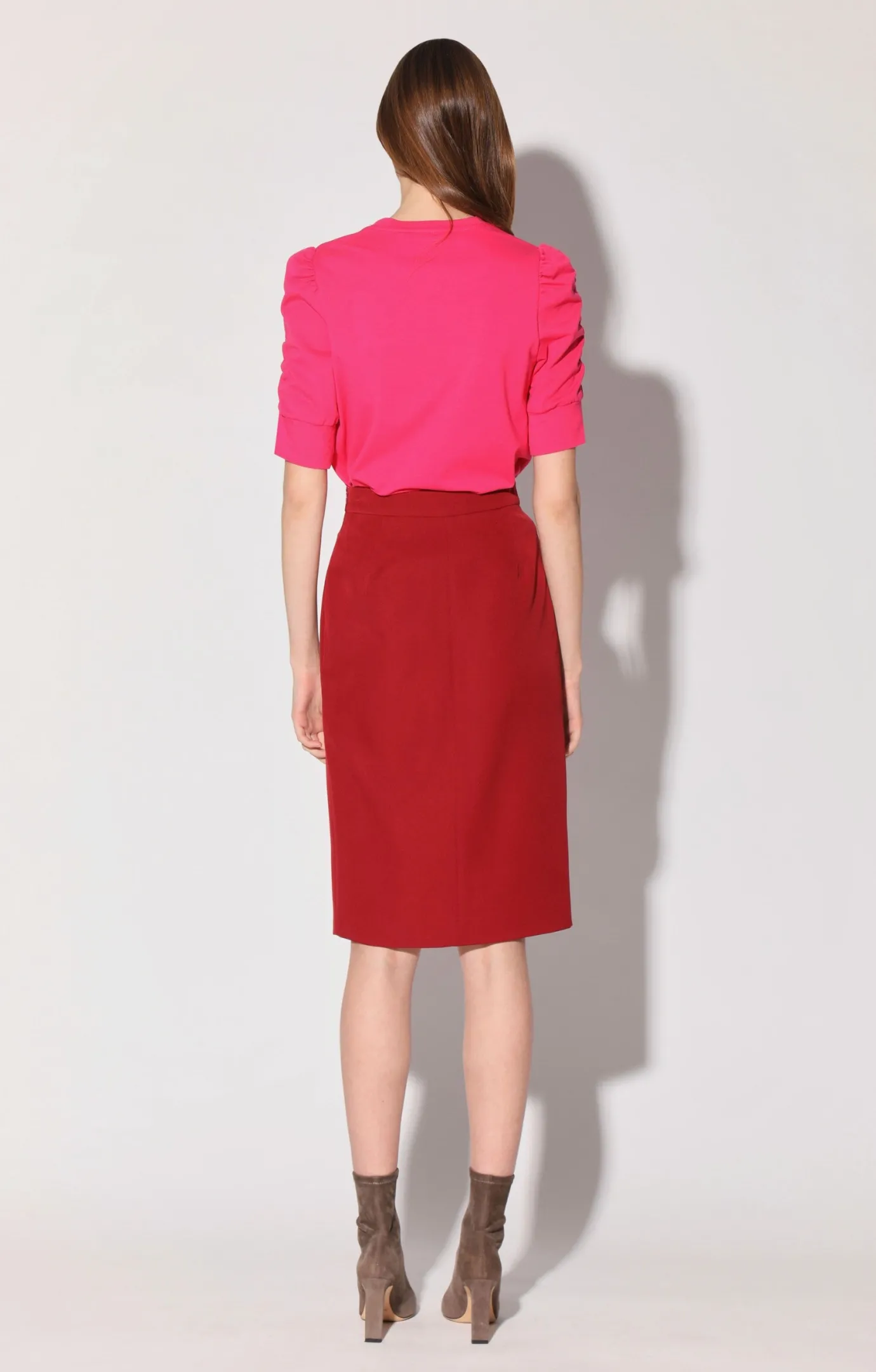 Walter Baker Parker Skirt, Wine^Women Bottoms