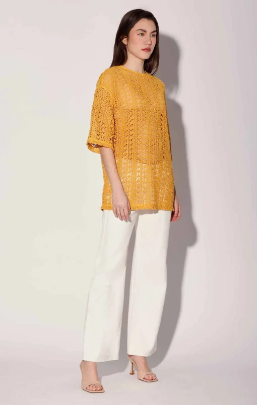 Walter Baker Peyton Tunic, Havana Crochet Marigold^Women Tops