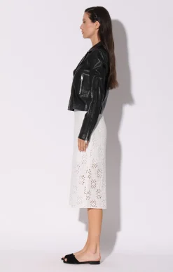 Walter Baker Presley Jacket, Black - Veggie Wash Leather^Women Leather | Jackets