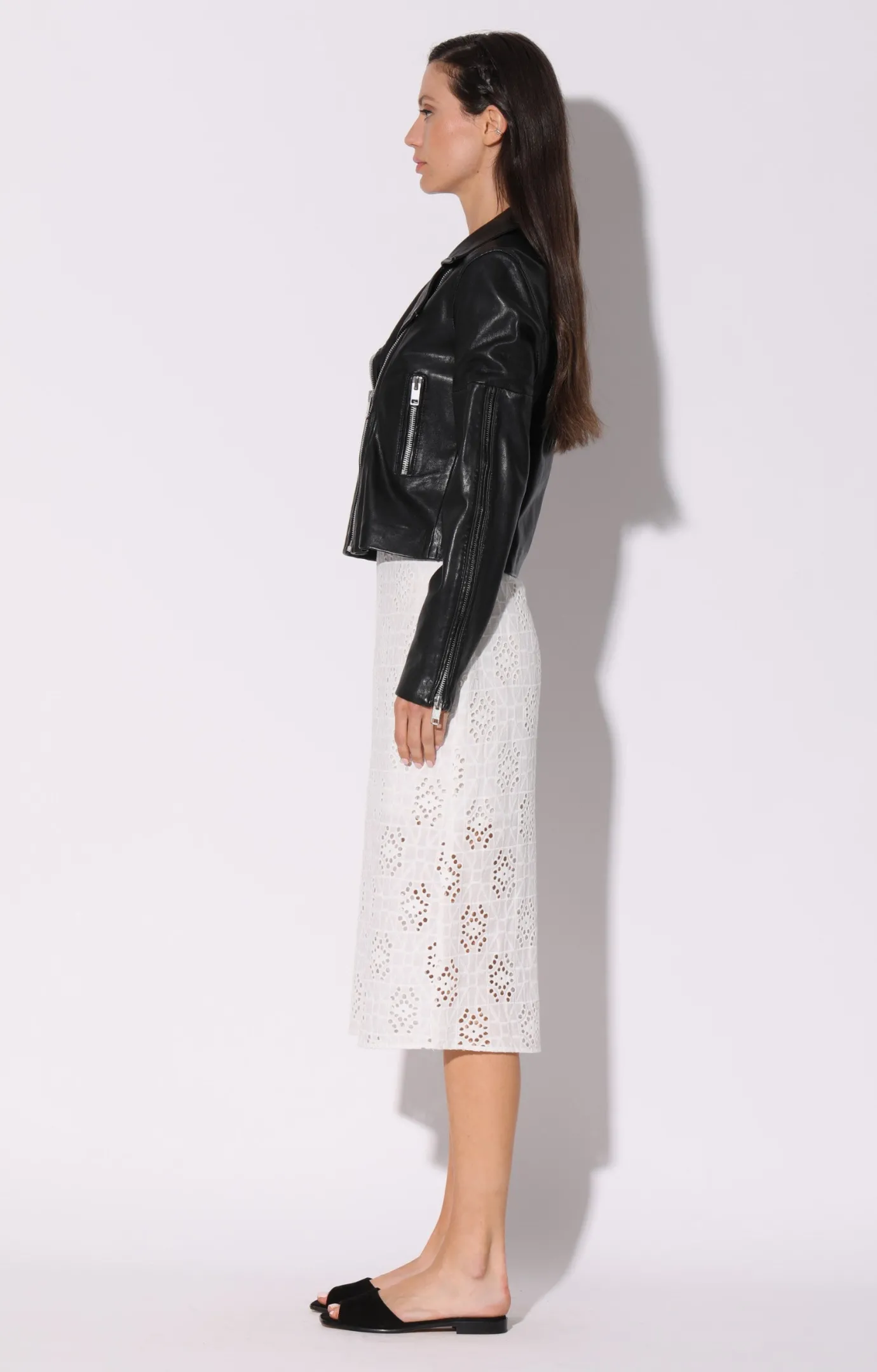 Walter Baker Presley Jacket, Black - Veggie Wash Leather^Women Leather | Jackets