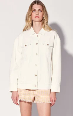 Walter Baker Raelynn Jacket, White Wash^Women Jackets