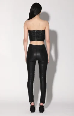Walter Baker Raquelle Pant, Black - Stretch Leather^Women Leather | Bottoms