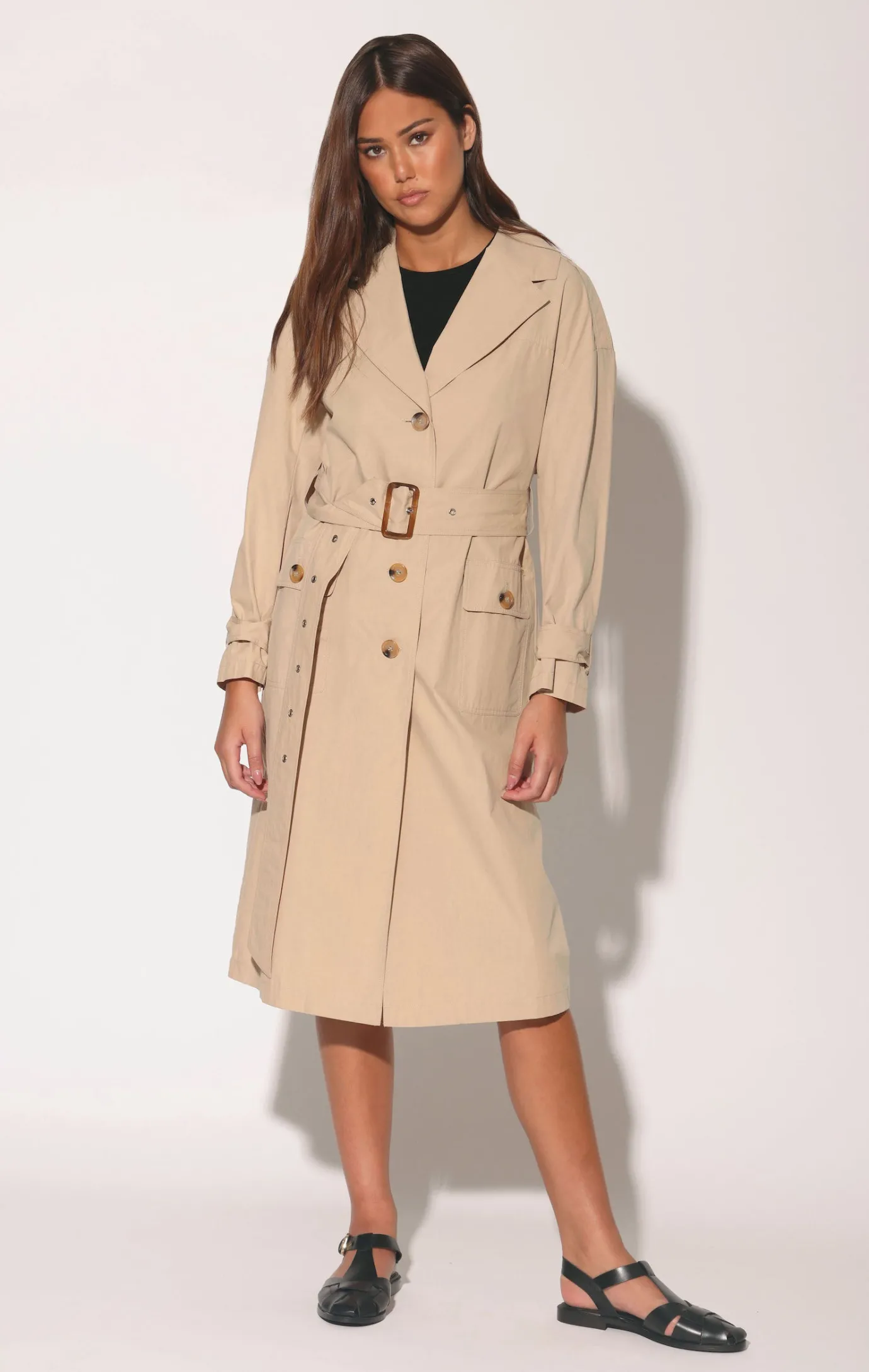 Walter Baker Ryder Trench, Beige^Women Jackets