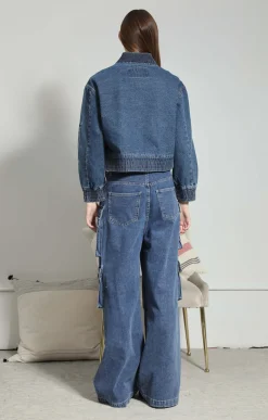 Walter Baker Sadey Jacket, Dark Wash^Women Jackets