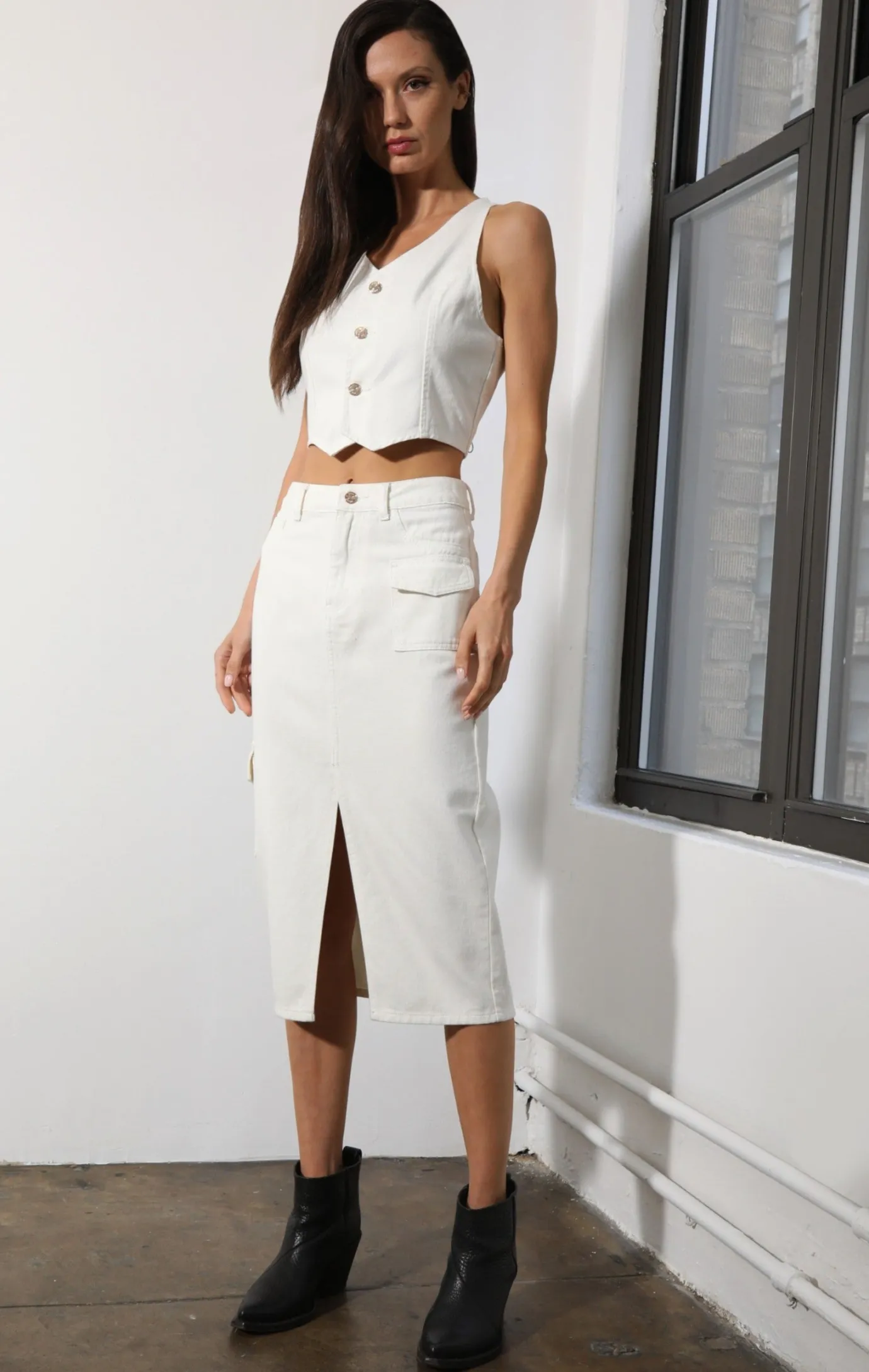 Walter Baker Selene Skirt, White^Women Bottoms