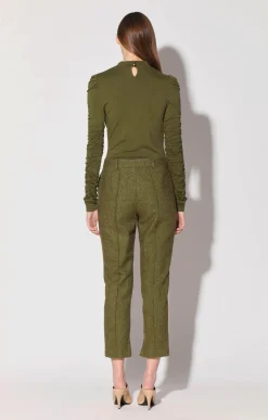 Walter Baker Shania Pant, Leaf Herringbone^Women Bottoms